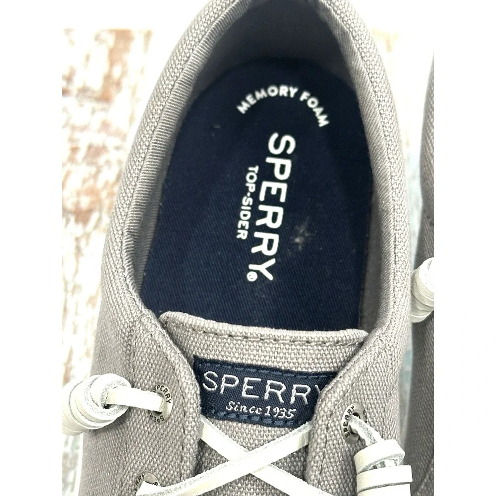 Sperry Femmes Gray Slip On Sneakers Women's Size (7) STS84727